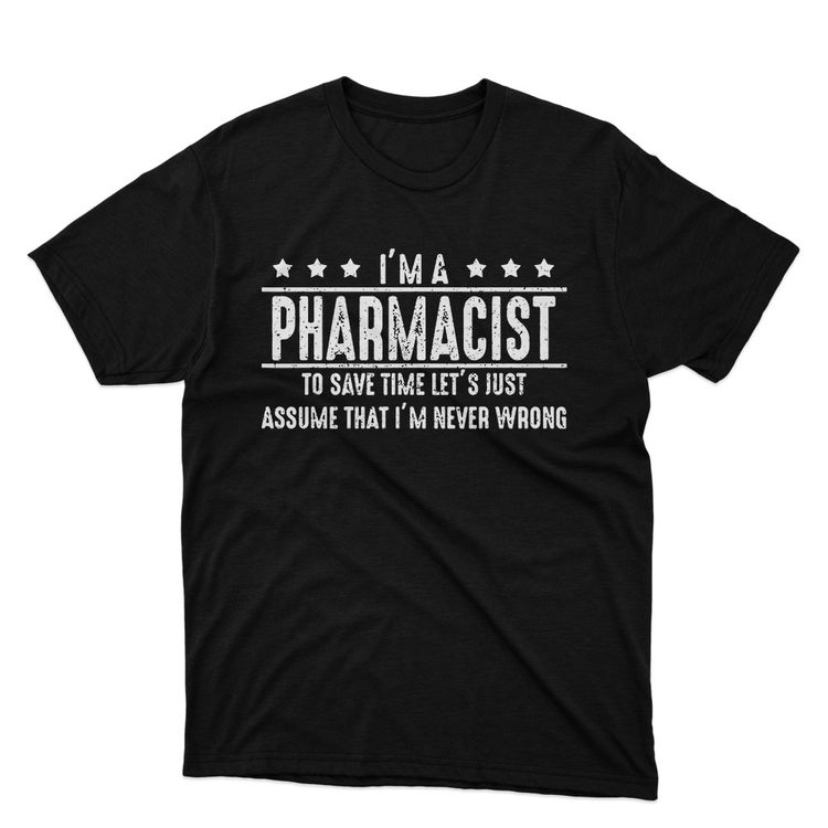Fan Made Fits Pharmacy Black Pharmacist T-Shirt image 1