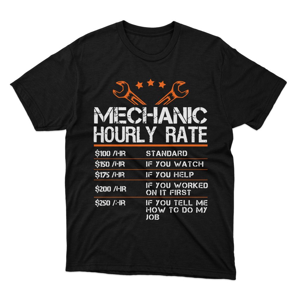 Fan Made Fits Mechanic 3 Black Rate T-Shirt image 1