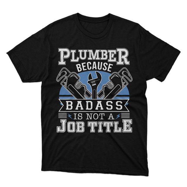 Fan Made Fits Plumber 2 Black Badass T-Shirt