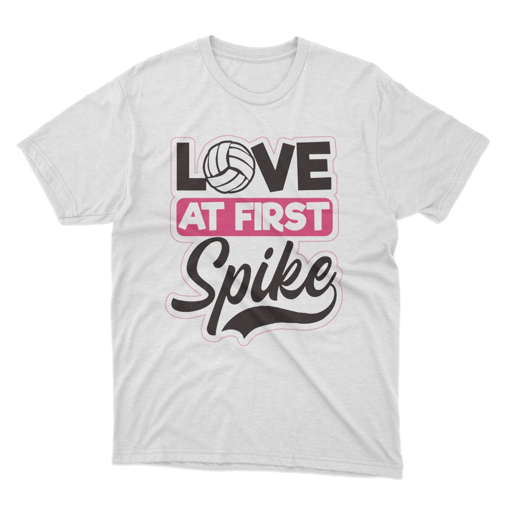Fan Made Fits Beach Volleyball White Love T-Shirt image 1