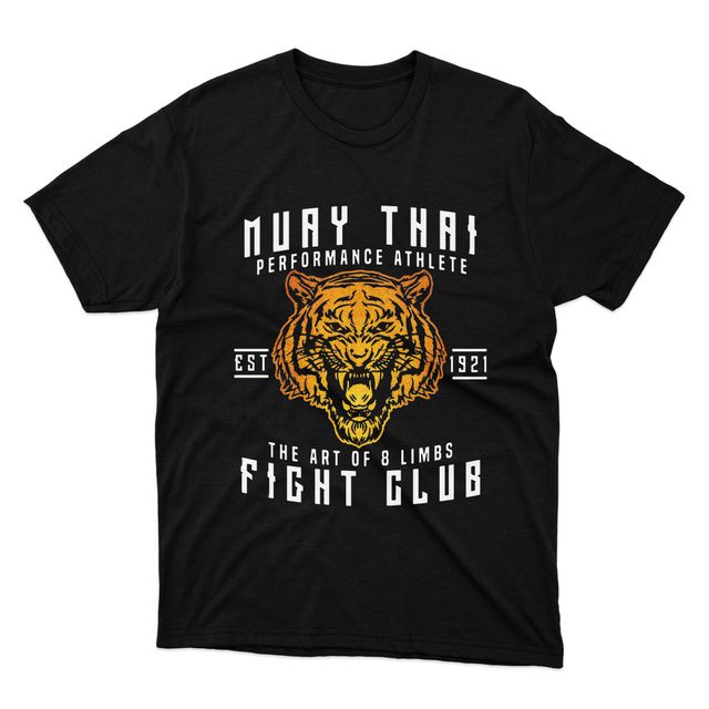 Fan Made Fits Muay Thai Black Club T-Shirt
