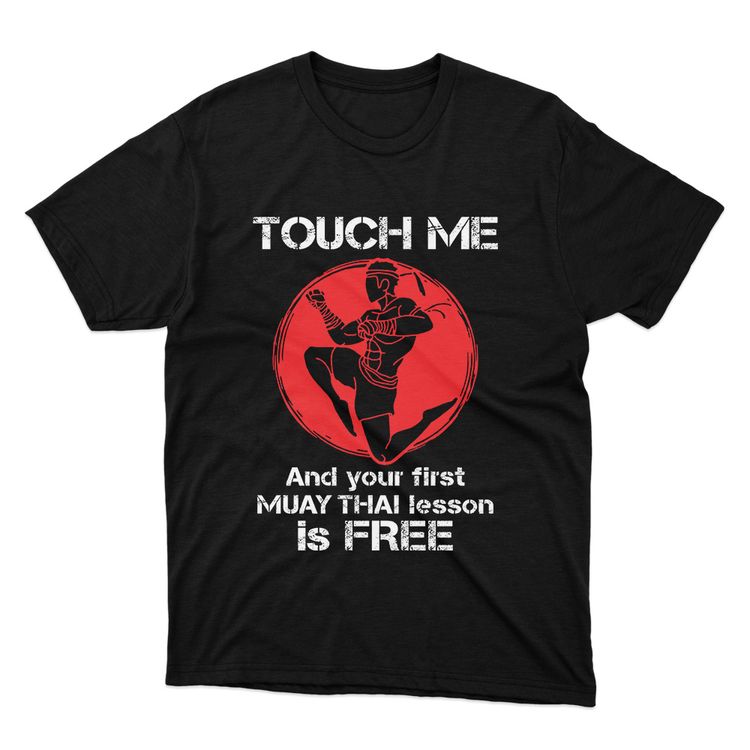 Fan Made Fits Muay Thai Black Touch T-Shirt image 1