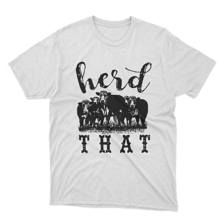 Fan Made Fits Cattlemen White Herd T-Shirt image 1