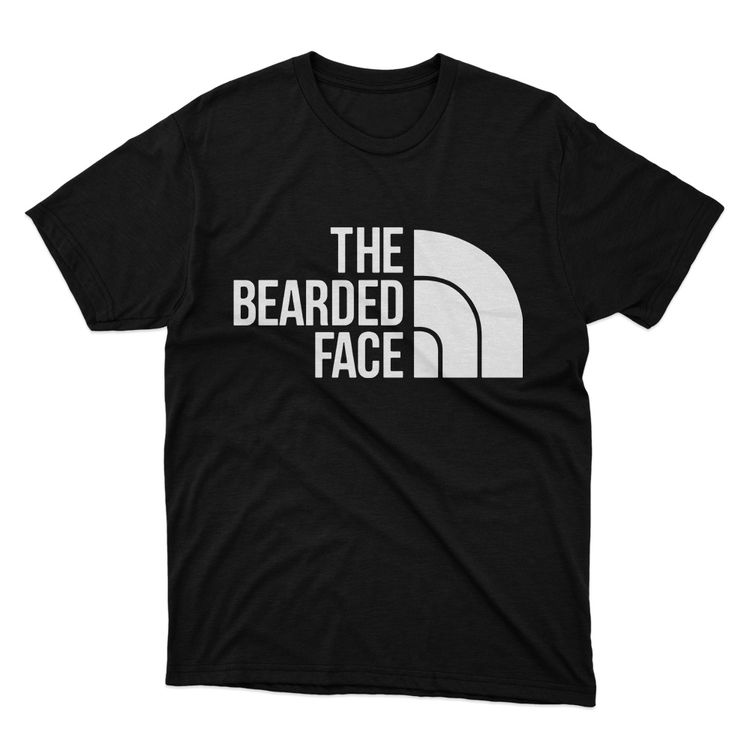 Fan Made Fits Beards Black Bearded T-Shirt image 1