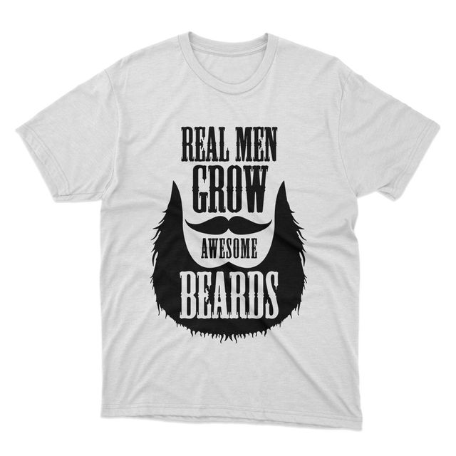 Fan Made Fits Beards White Men T-Shirt