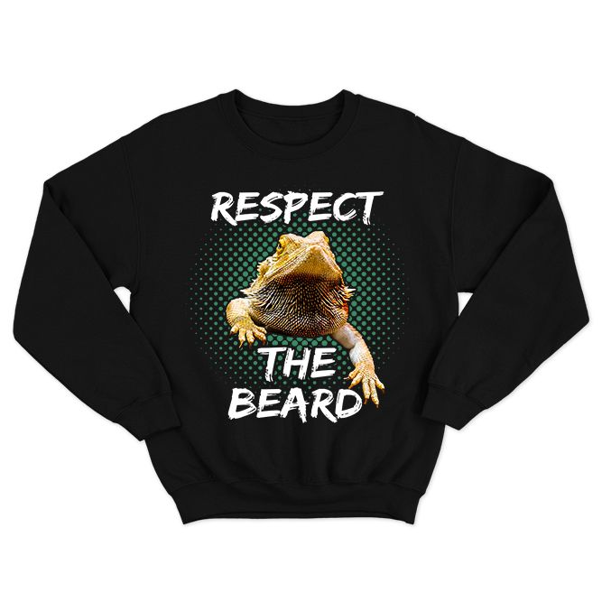 Fan Made Fits Reptiles Black Respect Sweatshirt image 1
