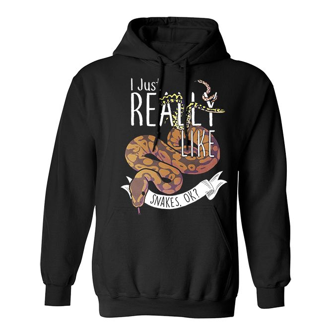 Fan Made Fits Reptiles Black Really Hoodie image 1