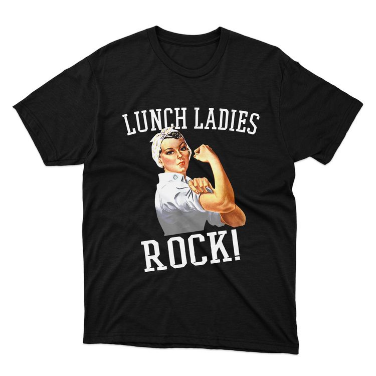 Fan Made Fits Lunch Ladies Black Rock T-Shirt image 1