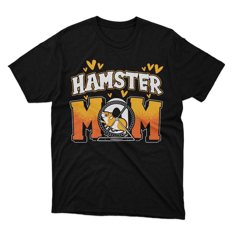Fan Made Fits Hamsters Black Mom T-Shirt image 1