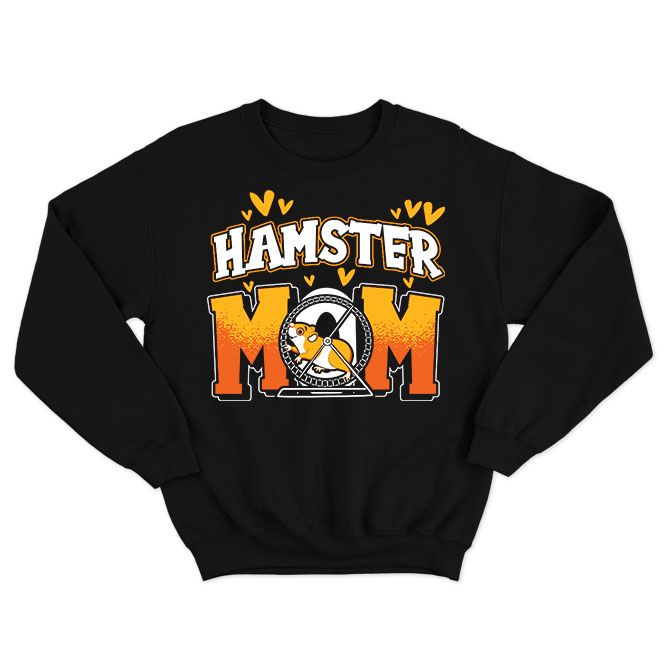 Fan Made Fits Hamsters Black Mom Sweatshirt image 1