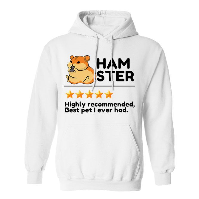 Fan Made Fits Hamsters White Hamster Hoodie image 1
