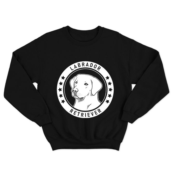 Fan Made Fits Labrador Retrievers Black LR Sweatshirt image 1