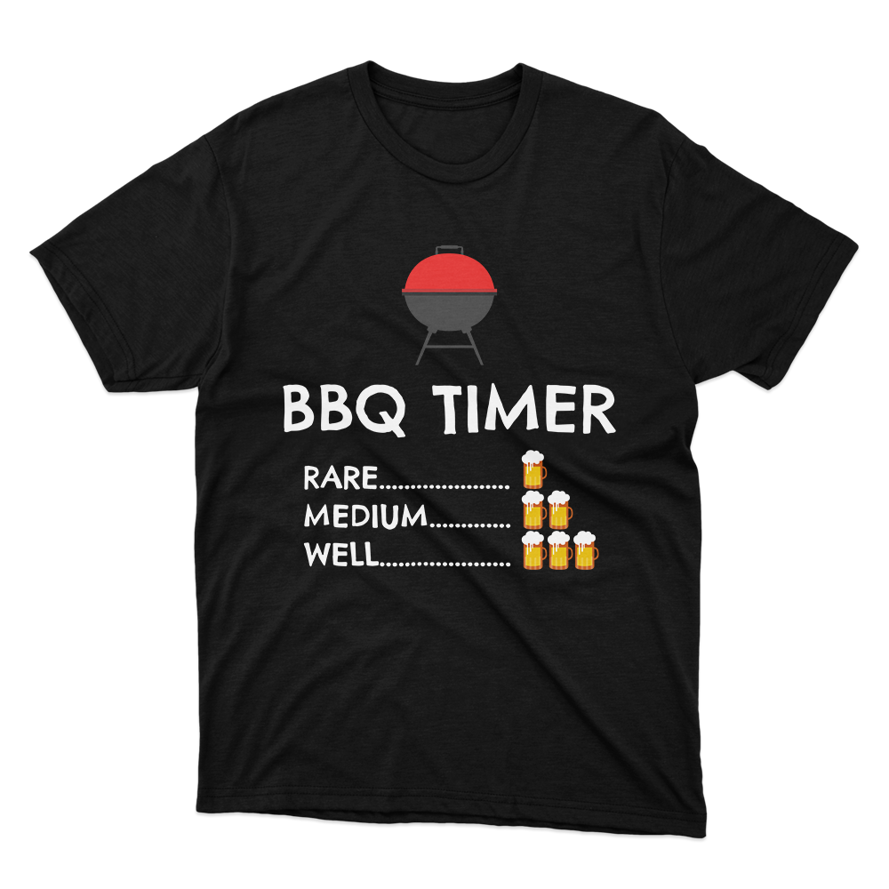 Fan Made Fits BBQ 3 Black Timer T-Shirt image 1