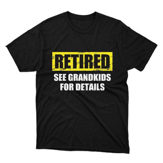 Fan Made Fits Retirement Black Retired T-Shirt