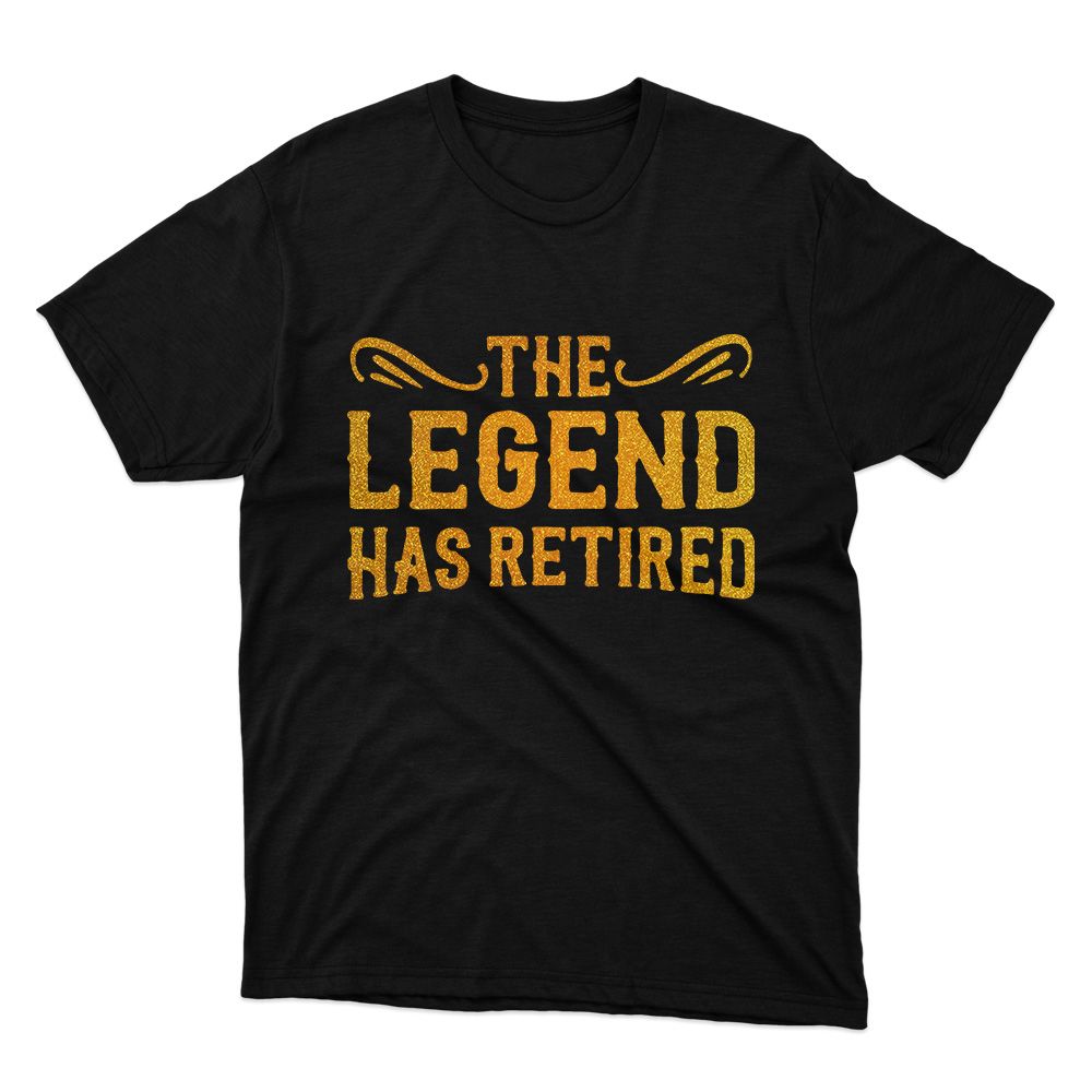 Fan Made Fits Retirement Black Legend T-Shirt image 1