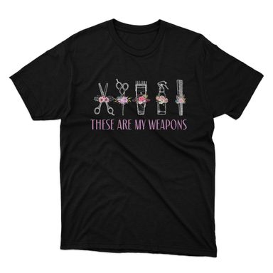 Fan Made Fits Hairdresser Black Weapons T-Shirt