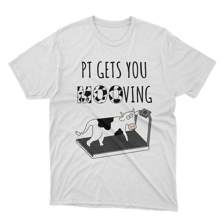 Fan Made Fits Physical Therapy White Mooving T-Shirt image 1