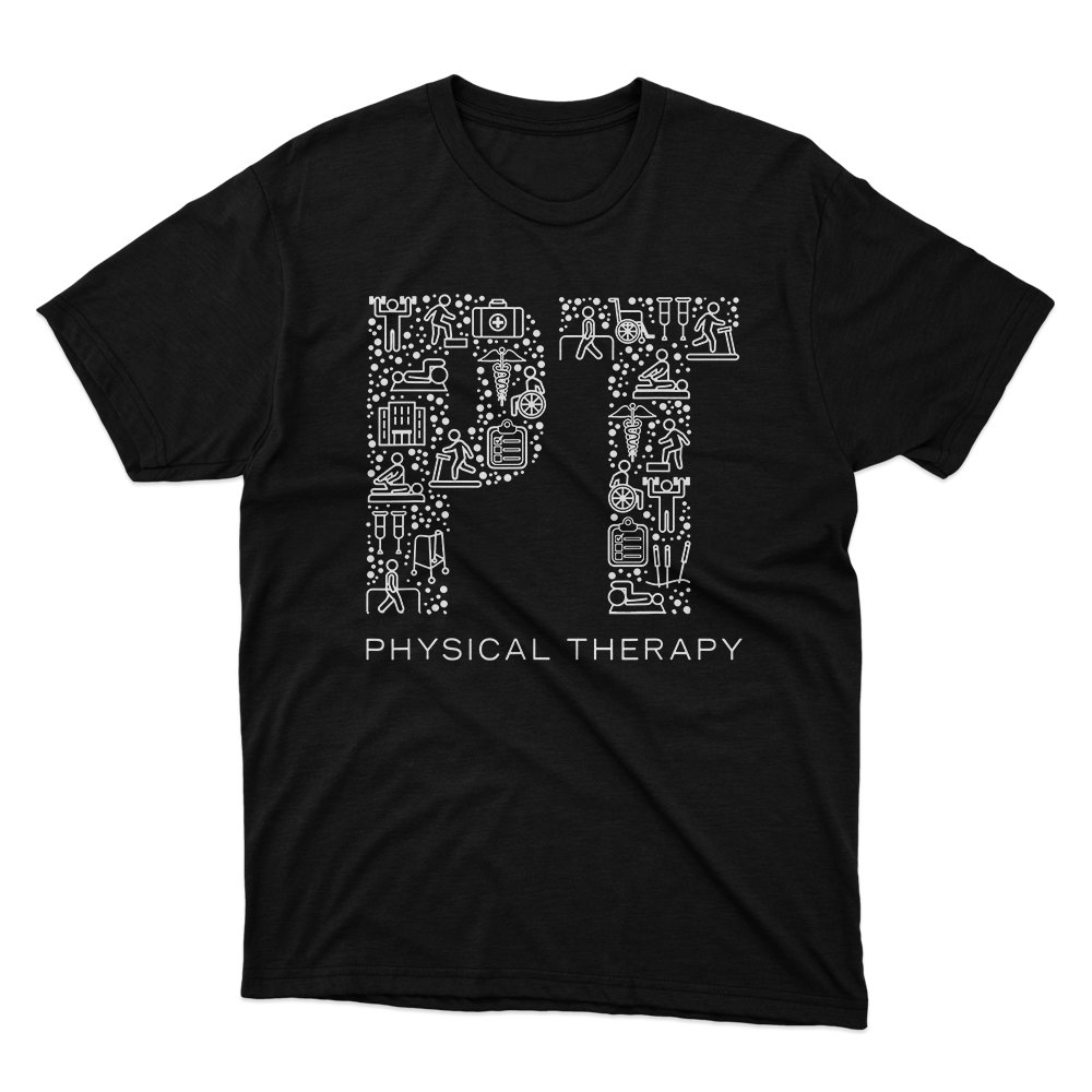 Fan Made Fits Physical Therapy Black PT T-Shirt image 1
