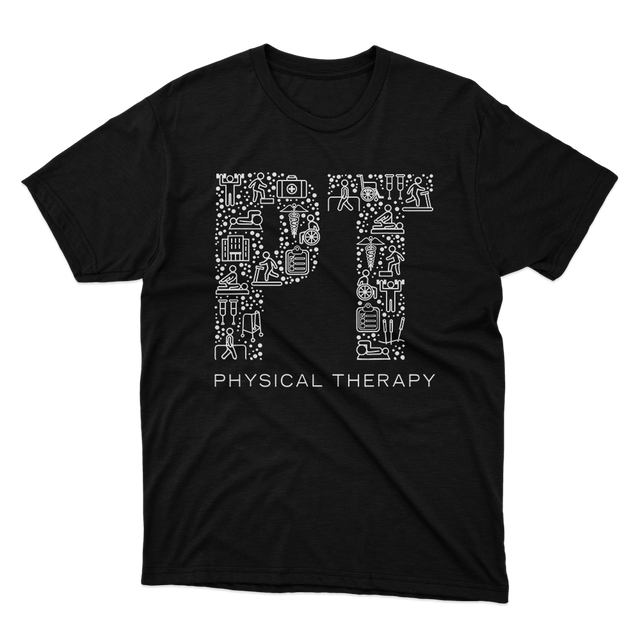 Fan Made Fits Physical Therapy Black PT T-Shirt