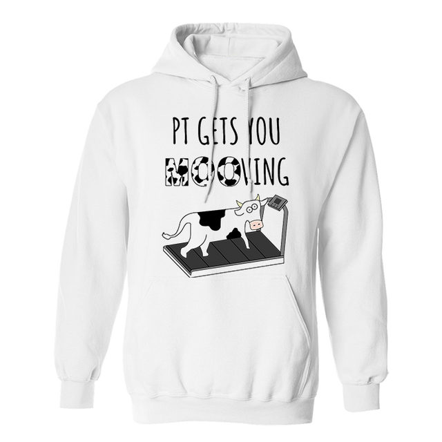 Fan Made Fits Physical Therapy White Mooving Hoodie