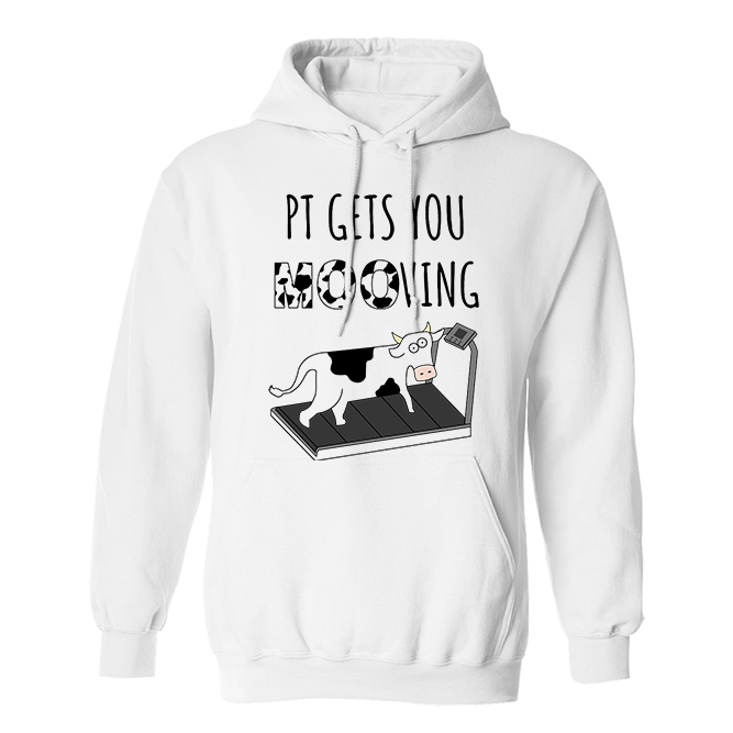 Fan Made Fits Physical Therapy White Mooving Hoodie image 1