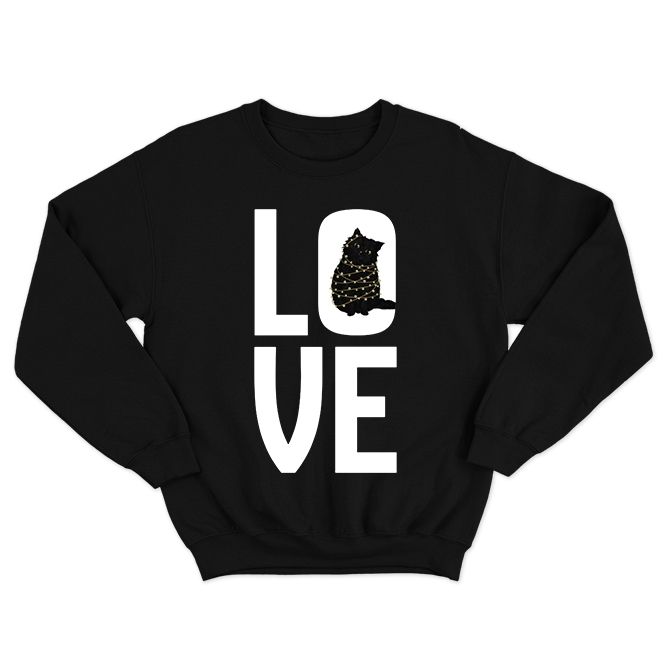 Fan Made Fits Black Cats Black Love Sweatshirt image 1