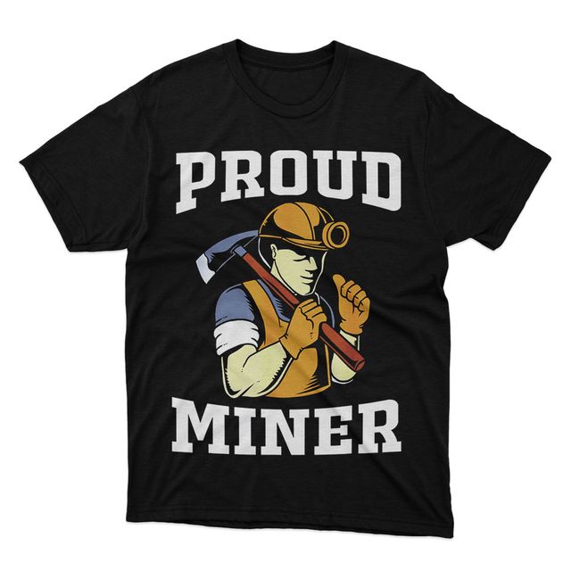 Fan Made Fits Coal Miners Black Proud T-Shirt