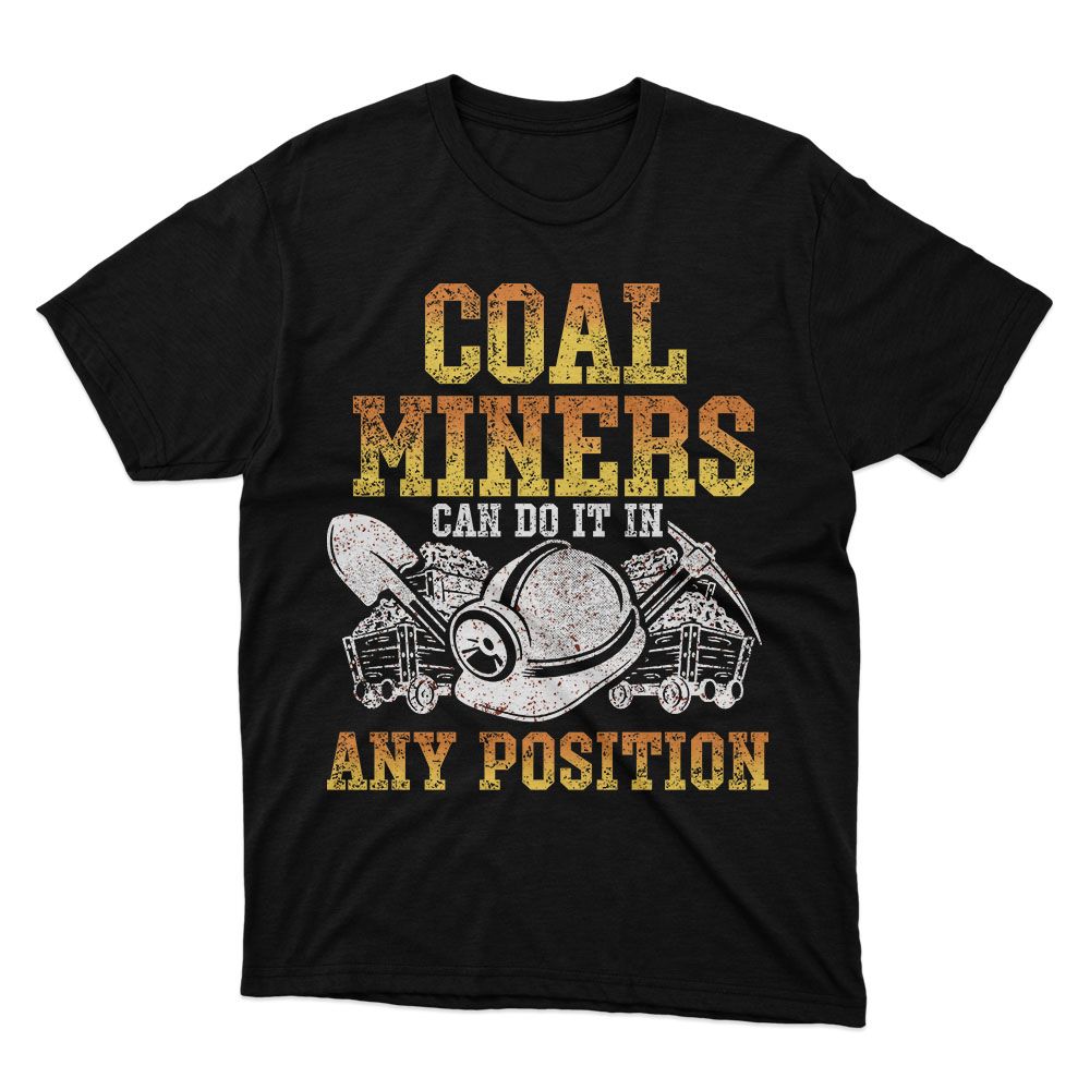 Fan Made Fits Coal Miners Black Position T-Shirt image 1