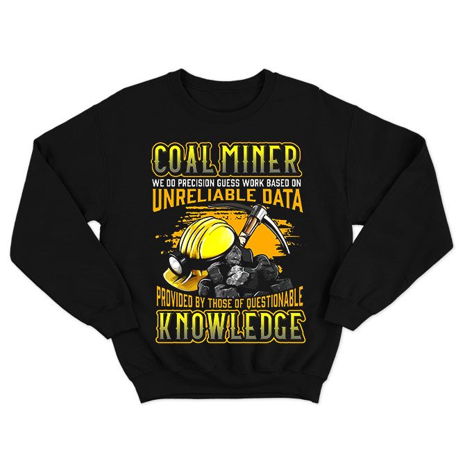 Fan Made Fits Coal Miners Black Knowledge Sweatshirt image 1