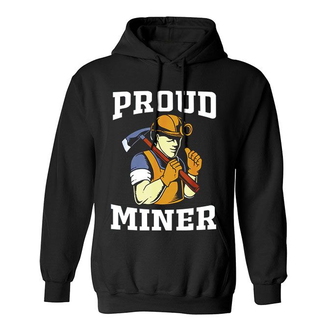 Fan Made Fits Coal Miners Black Proud Hoodie image 1