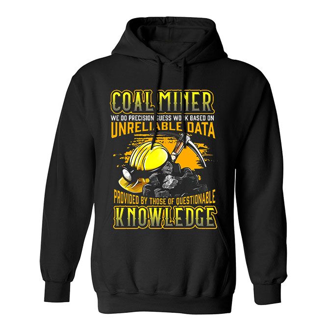 Fan Made Fits Coal Miners Black Knowledge Hoodie image 1