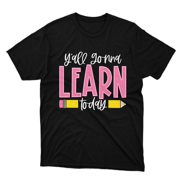 Fan Made Fits Teacher 5 Black Learn T-Shirt image 1