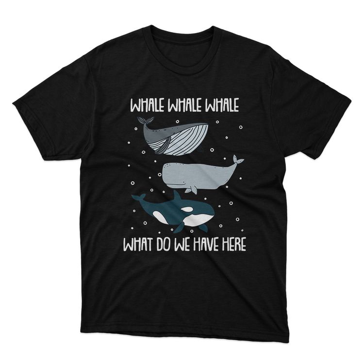 Fan Made Fits Whales Black Here T-Shirt image 1