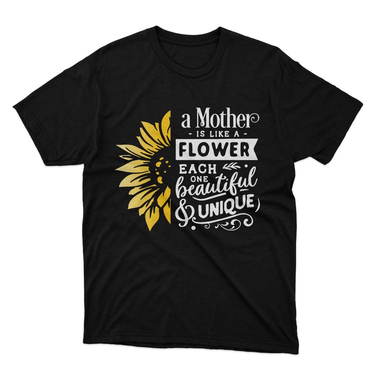 Fan Made Fits Flowers 2 Black Mother T-Shirt image 1
