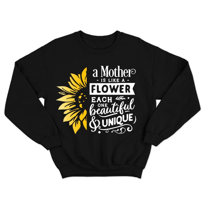 Fan Made Fits Flowers 2 Black Mother Sweatshirt image 1