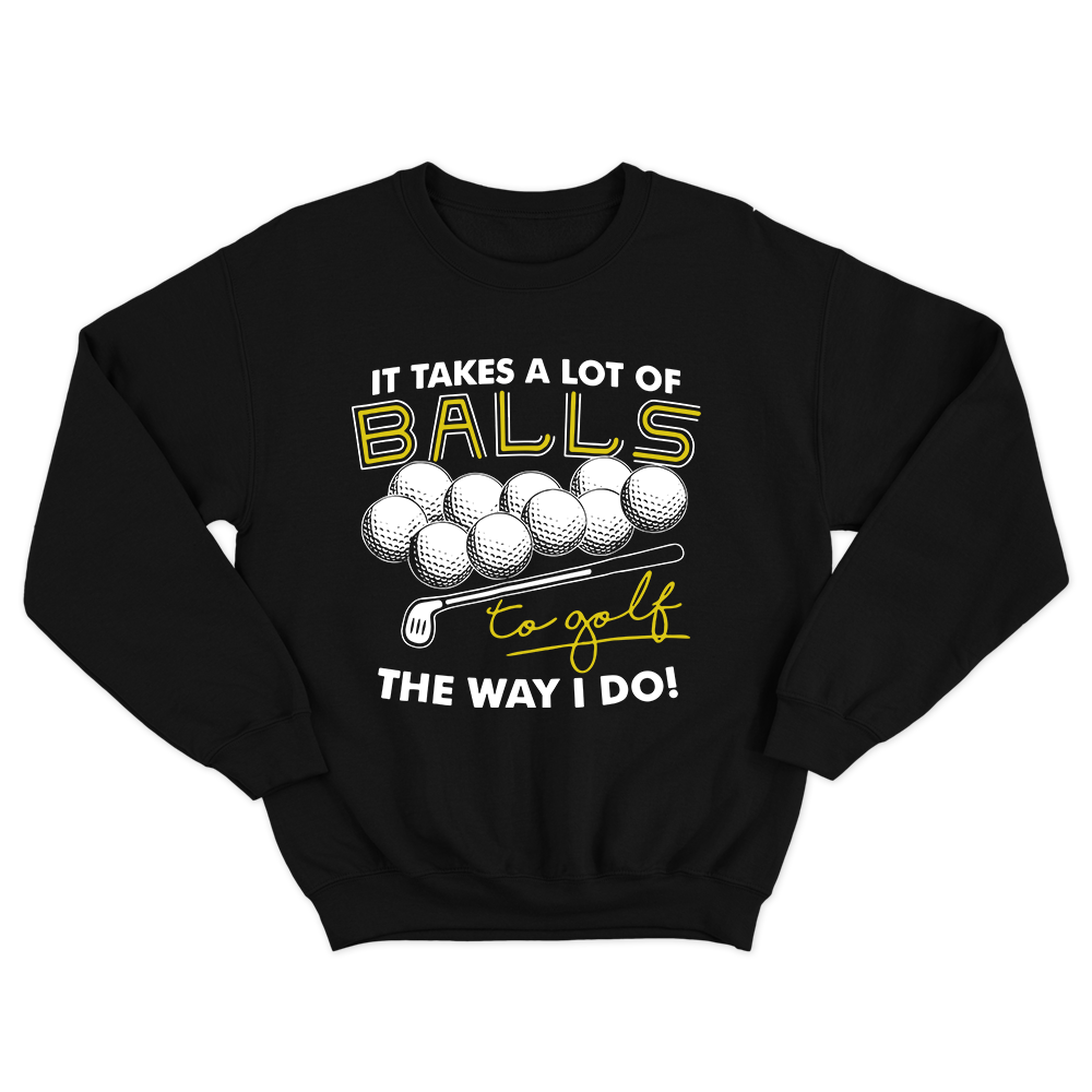 Fan Made Fits Golf 3 Black Balls Sweatshirt image 1
