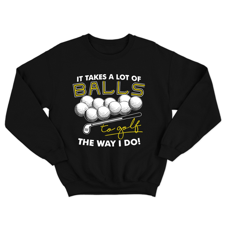Fan Made Fits Golf 3 Black Balls Sweatshirt image 1