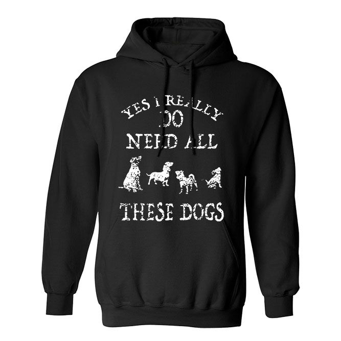 Fan Made Fits Dogs 4 Black Need Hoodie image 1
