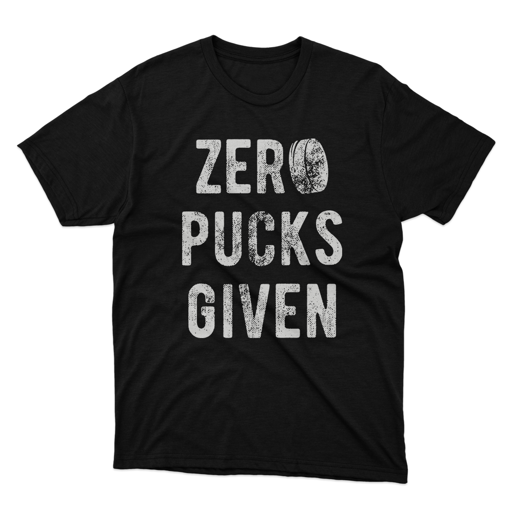 Fan Made Fits Hockey 5 Black Zero T-Shirt image 1