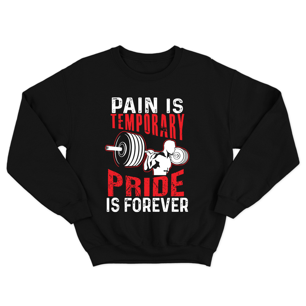 Fan Made Fits Bodybuilding Black Pain Sweatshirt image 1
