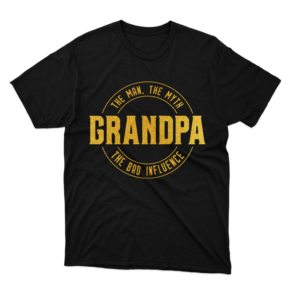 Fan Made Fits Grandpa Black Influence T-Shirt image 1