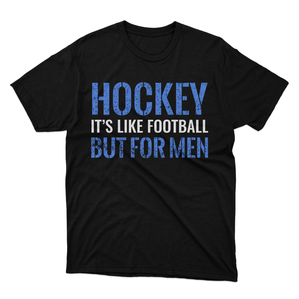 Fan Made Fits Hockey 5b Black Men T-Shirt image 1