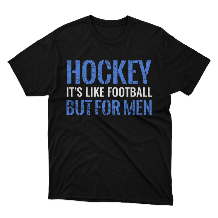 Fan Made Fits Hockey 5b Black Men T-Shirt image 1