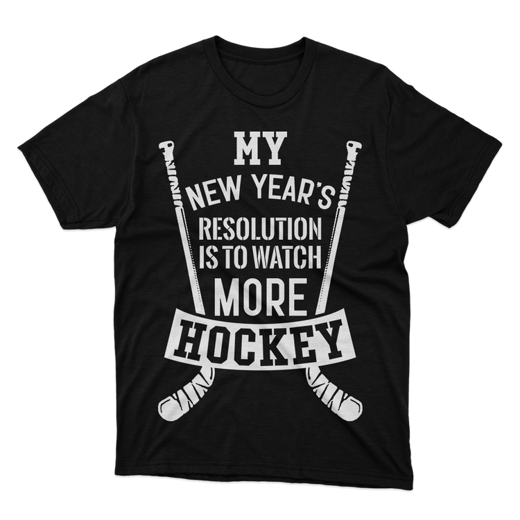 Fan Made Fits Hockey 5b Black Resolution T-Shirt image 1