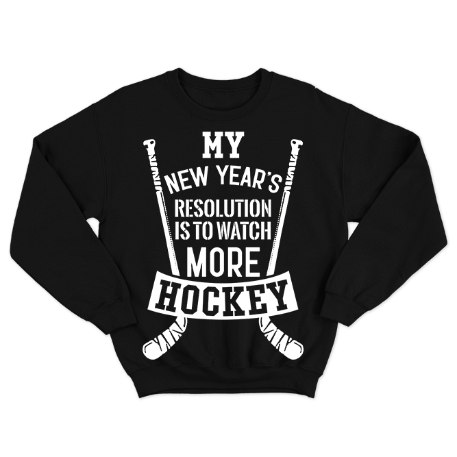 Fan Made Fits Hockey 5b Black Resolution Sweatshirt image 1