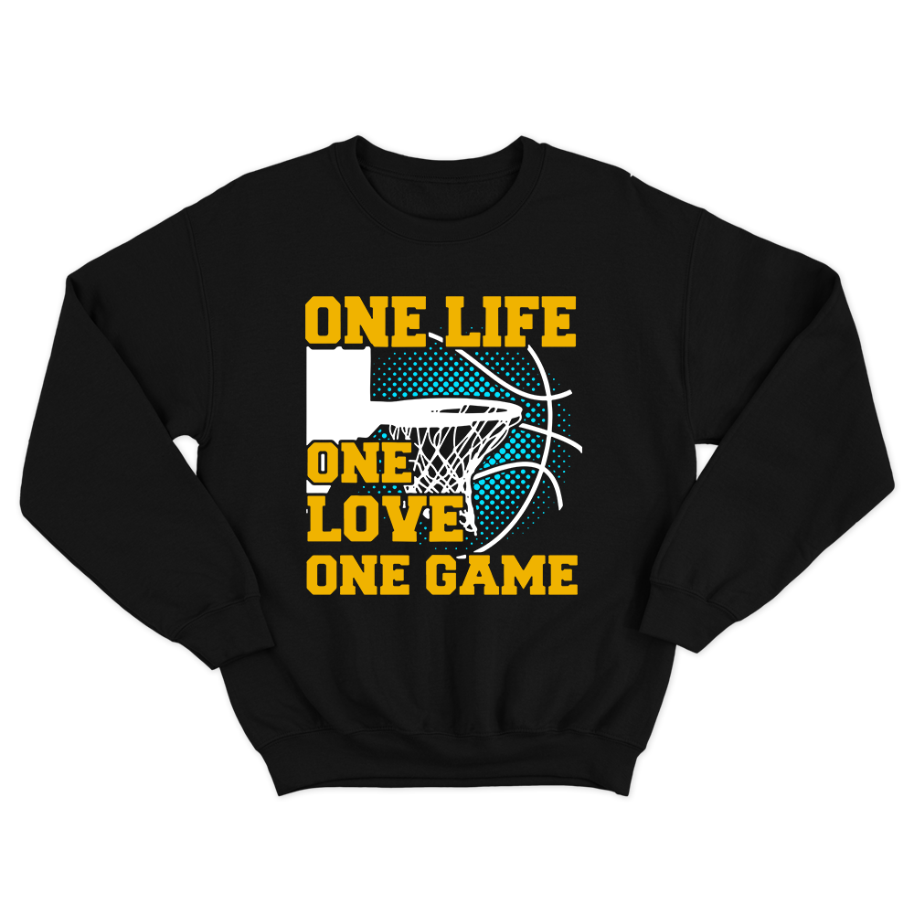 Fan Made Fits BasketballFans Black OneGame Sweatshirt image 1
