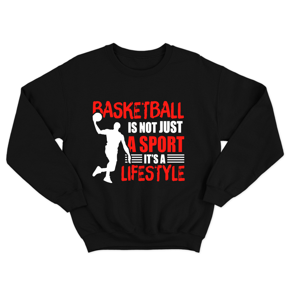 Fan Made Fits BasketballFans Black LifeStyle Sweatshirt image 1