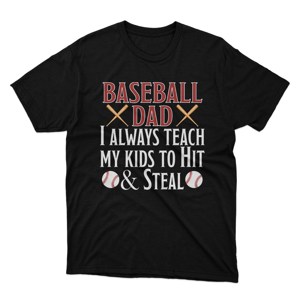 Fan Made Fits Baseball5 Black Teach T-Shirt image 1
