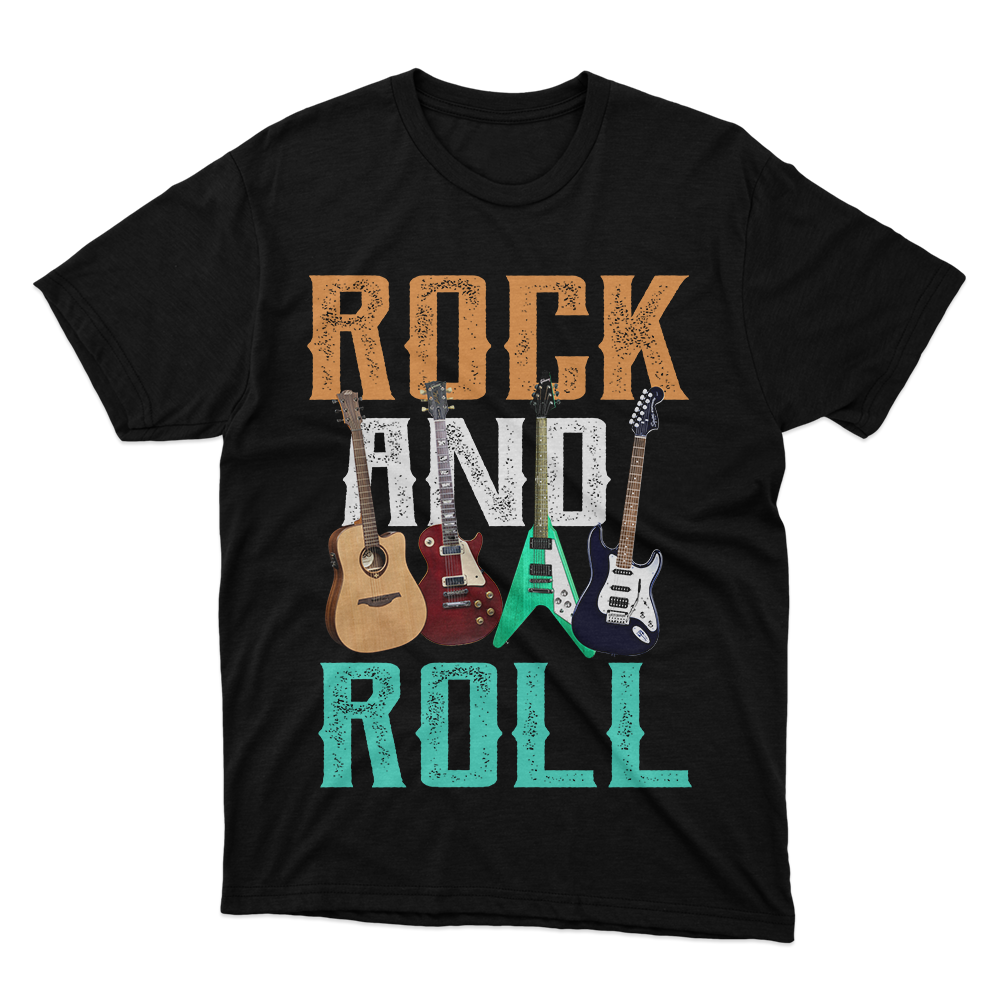 Fan Made Fits Rockmusicgen Black Rock T-Shirt image 1