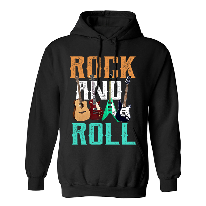 Fan Made Fits Rockmusicgen Black Rock Hoodie | Fan Made Fits